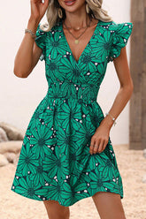 Feeling Like Love – Bedrucktes ausgestelltes Minikleid – 5 Farben